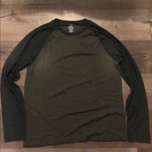 George long sleeve tee camo green